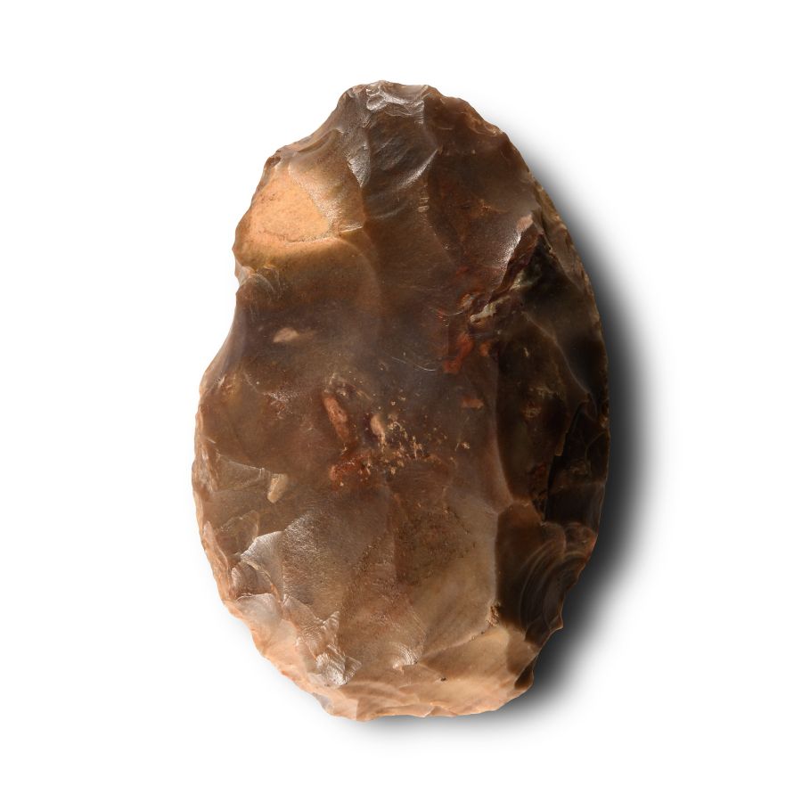 Stone Age 'Cissbury Ring' Knapped Flint Oval Axehead