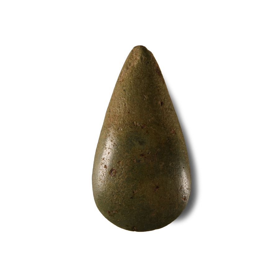 Stone Age Polished Green Stone Axehead
