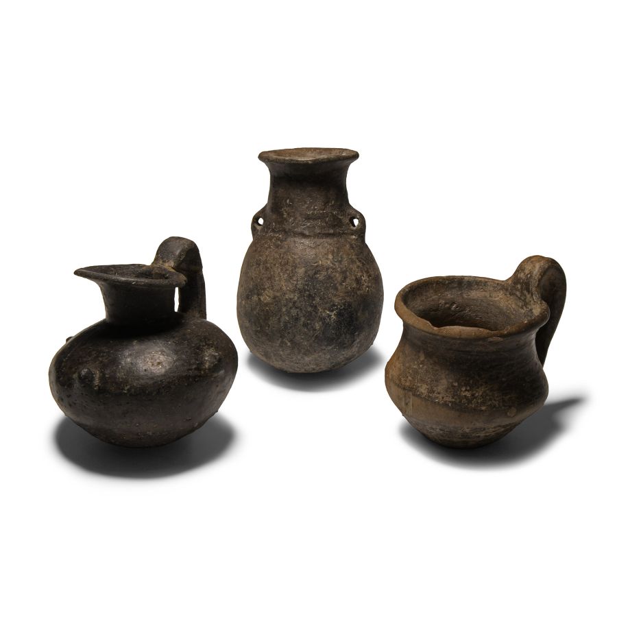 Italic Black Ware Vessel Group
