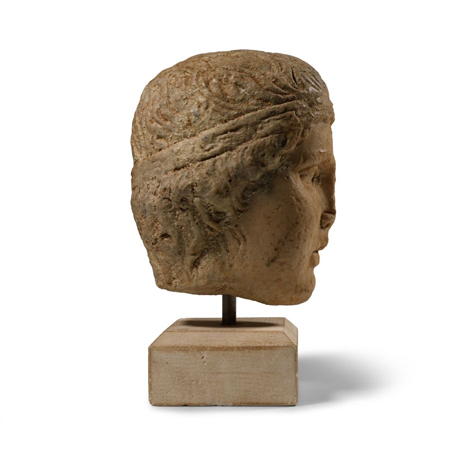 Post Medieval Marble Head of a Youth
