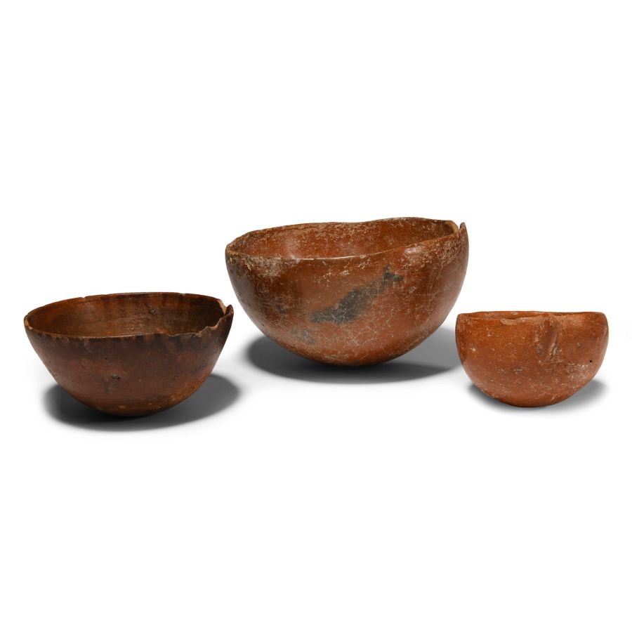 Cypriot Red Polished Ware Bowl Group