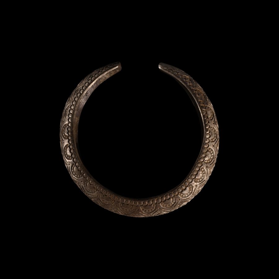 Viking Age Decorated Silver Bracelet