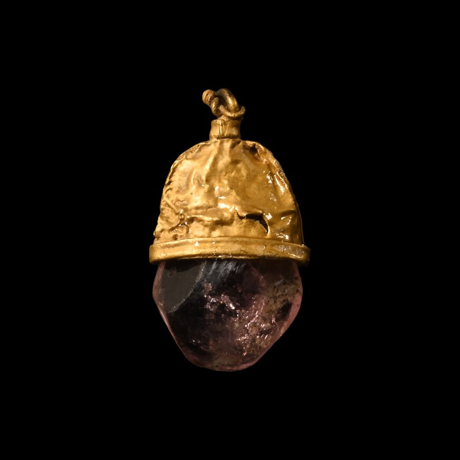 Viking Age Gold 'Elf Shot' Pendant
