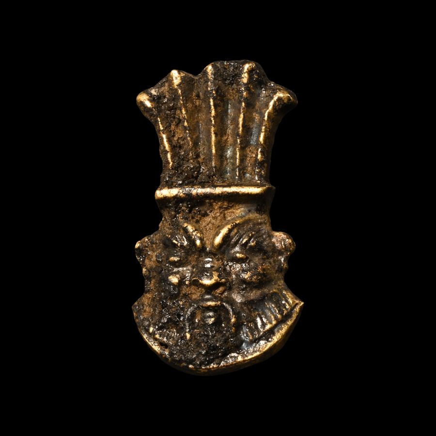 Egyptian Gold Bes Amulet