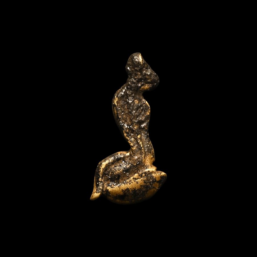 Egyptian Gold Uraeus Amulet