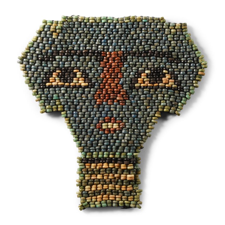 Egyptian Faience Mummy Bead Mask