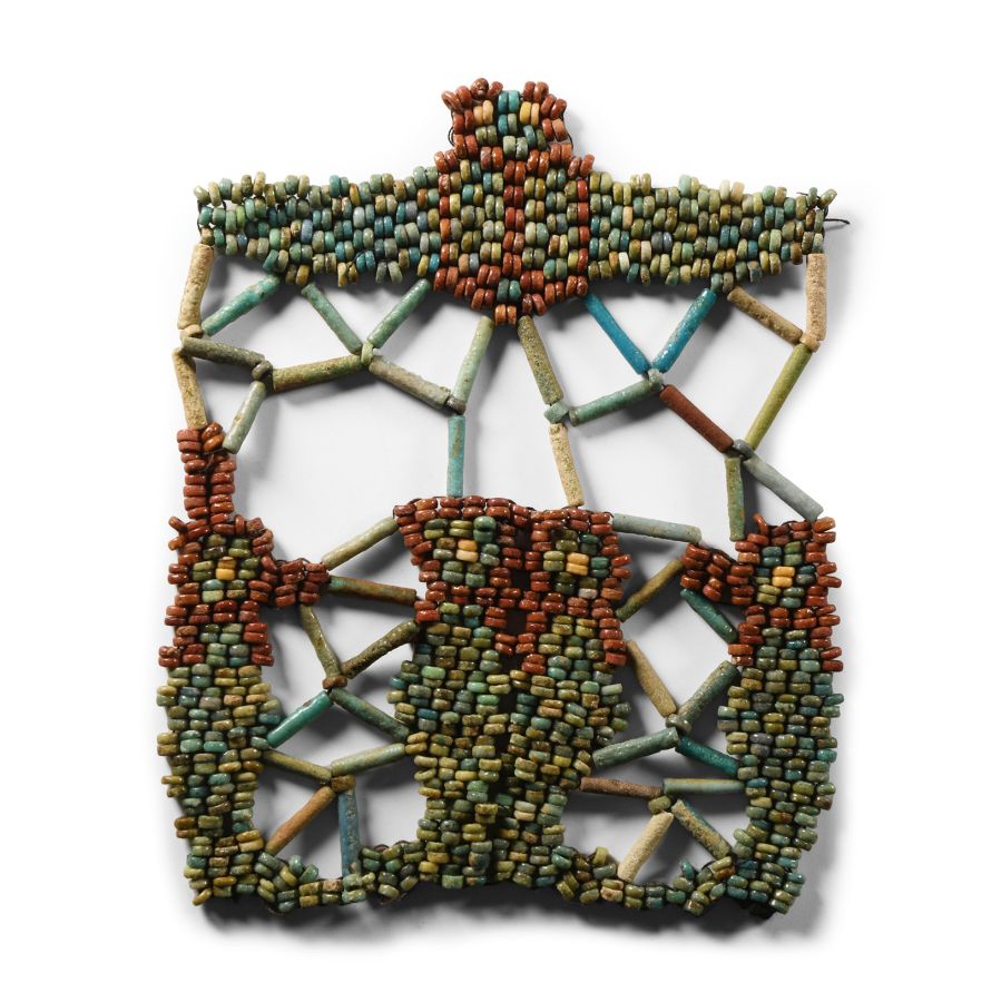 Egyptian Faience Beaded Four Sons of Horus