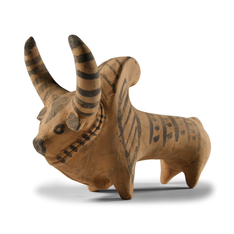 Indus Valley Style Terracotta Bull Figure