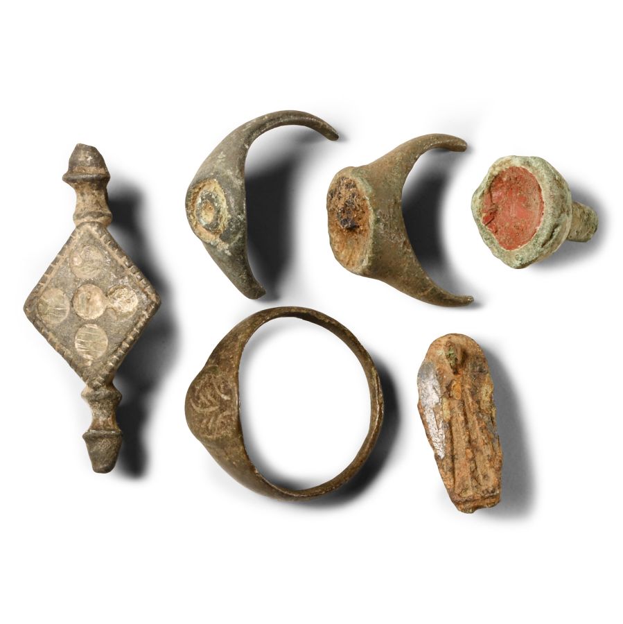 Roman Plate Brooch and Ring Fragments