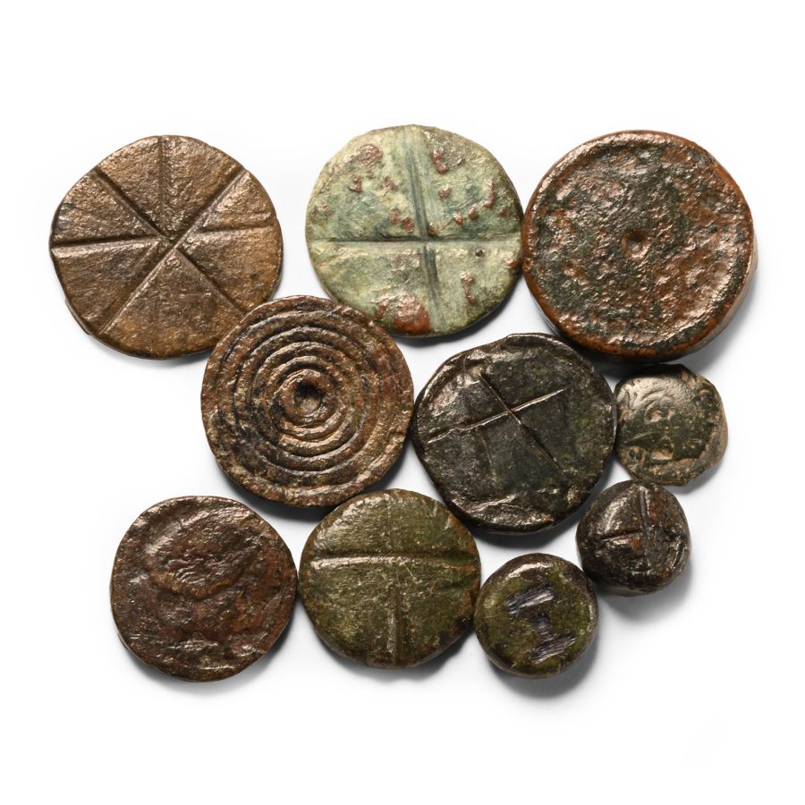 Byzantine Bronze Trade Weight Collection