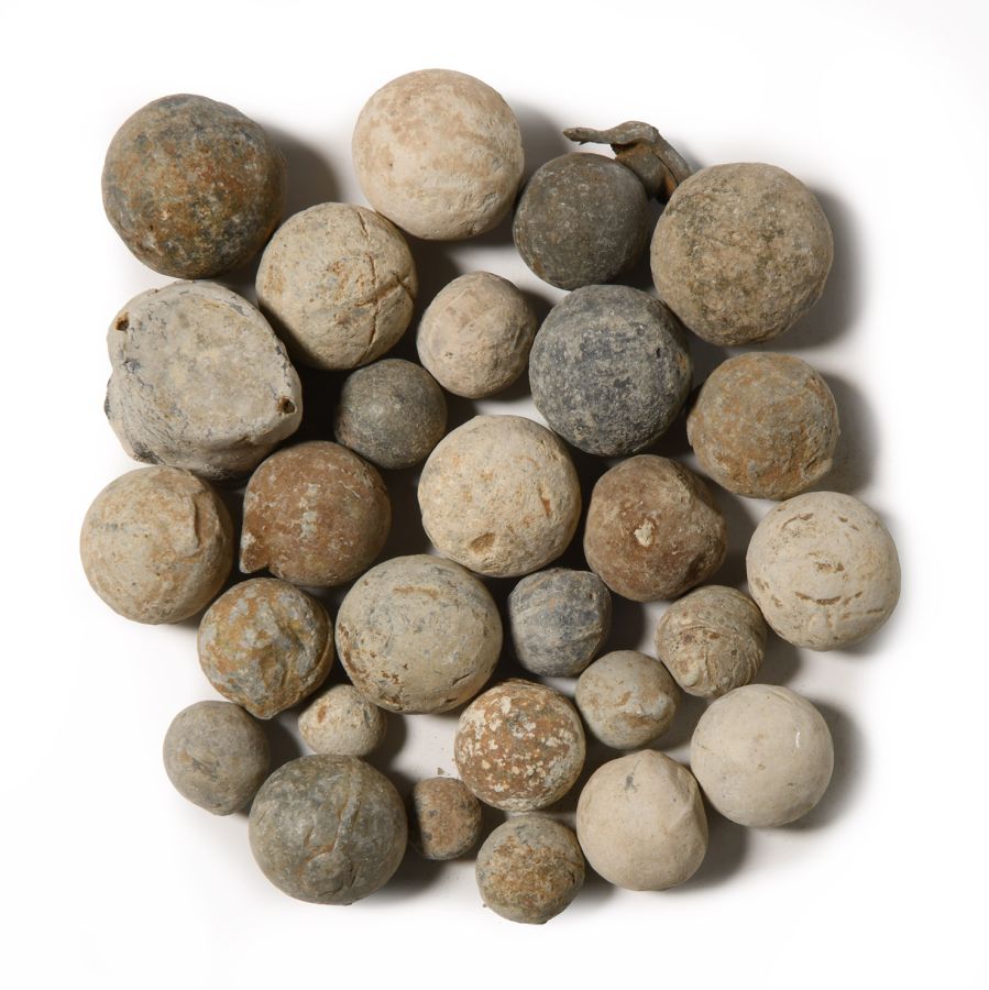 Post Medieval Lead Musket Ball and Pistol Shot Collection