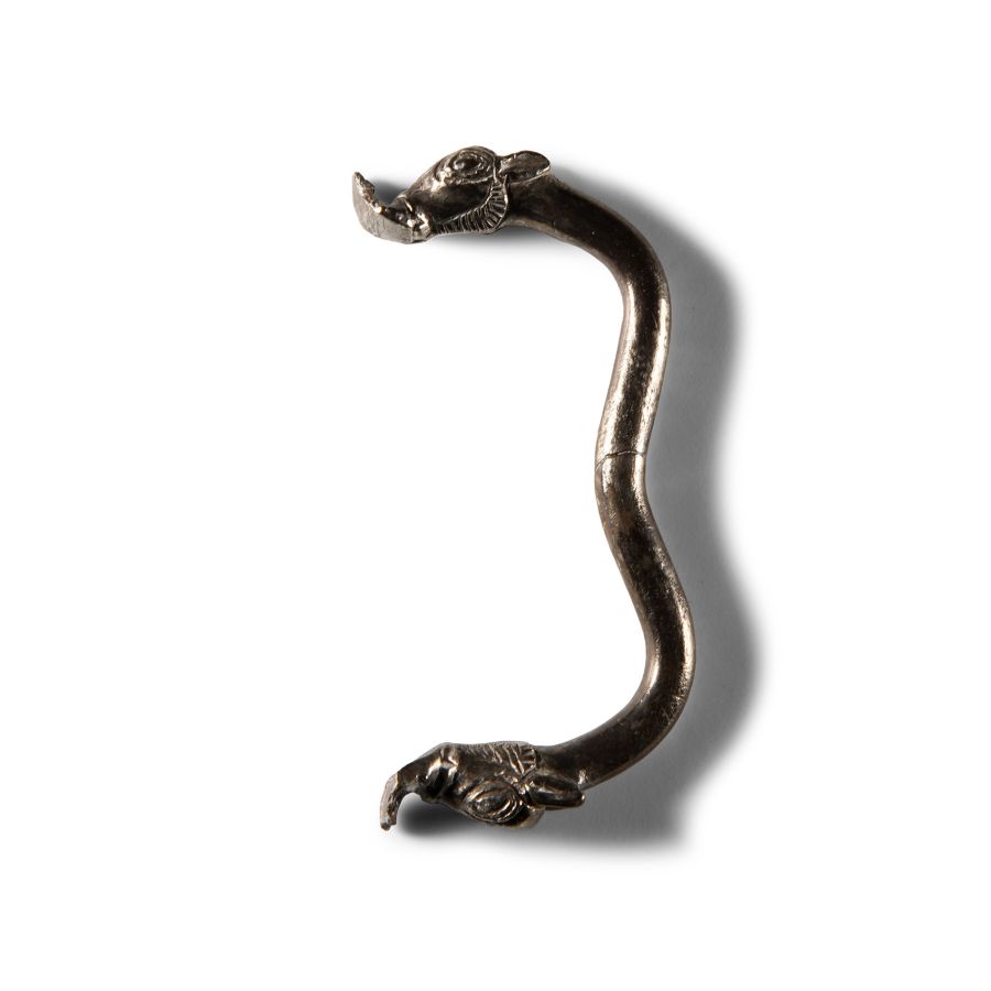 Achaemenid Silver Animal-Headed Handle