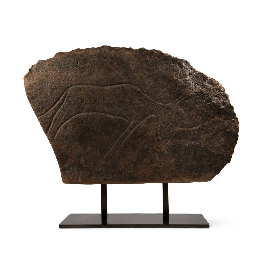 Stone Age Cave Drawing of a Quadruped
