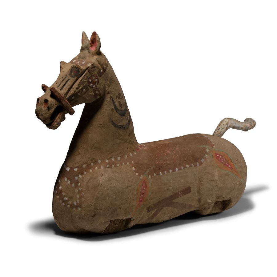 Large Chinese Han Terracotta Horse Torso