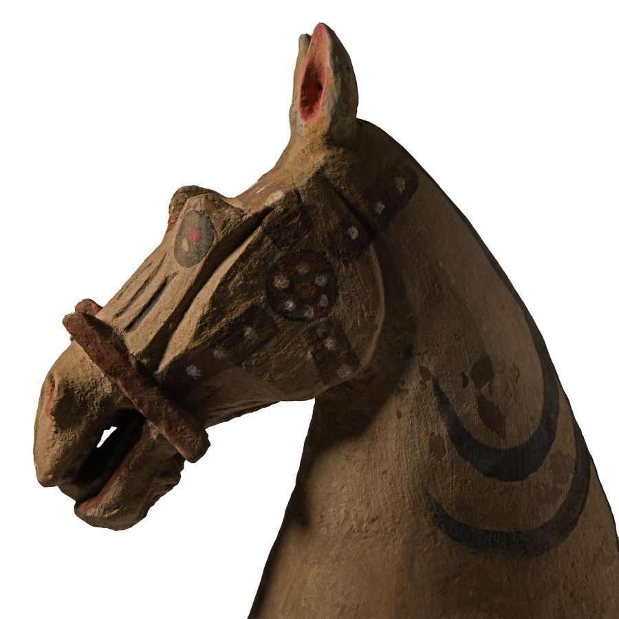 Large Chinese Han Terracotta Horse Torso