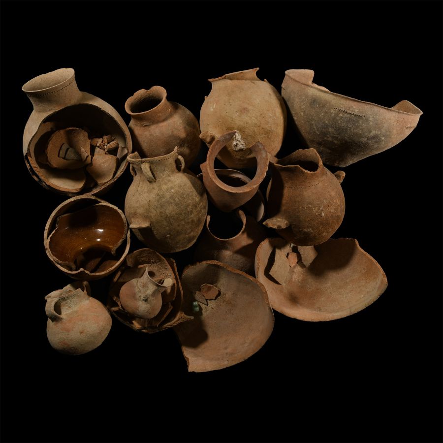 Holy Land and Other Terracotta Pottery Group