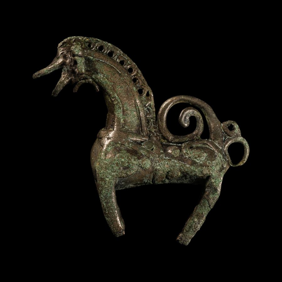 Viking Age Bronze 'Great Beast' Horse Figure