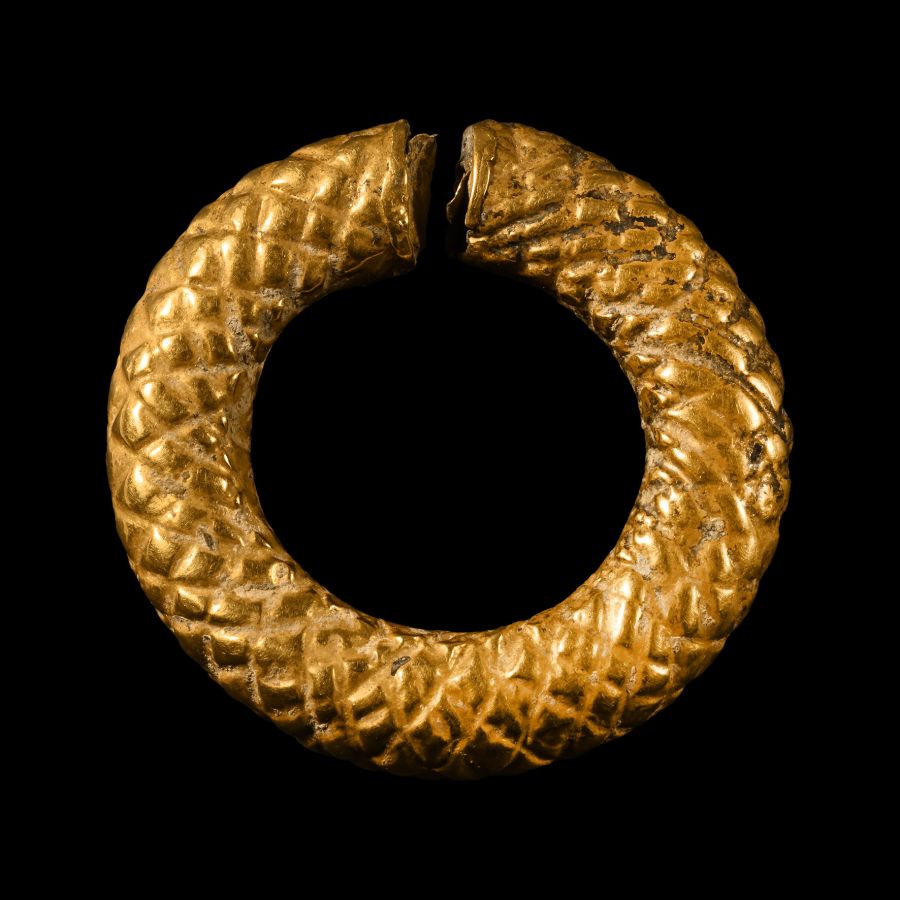 Achaemenid Gold Hair Ring