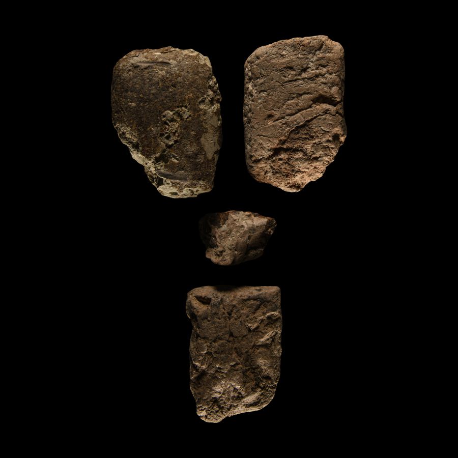 Mesopotamian Cuneiform Tablet Fragment Group