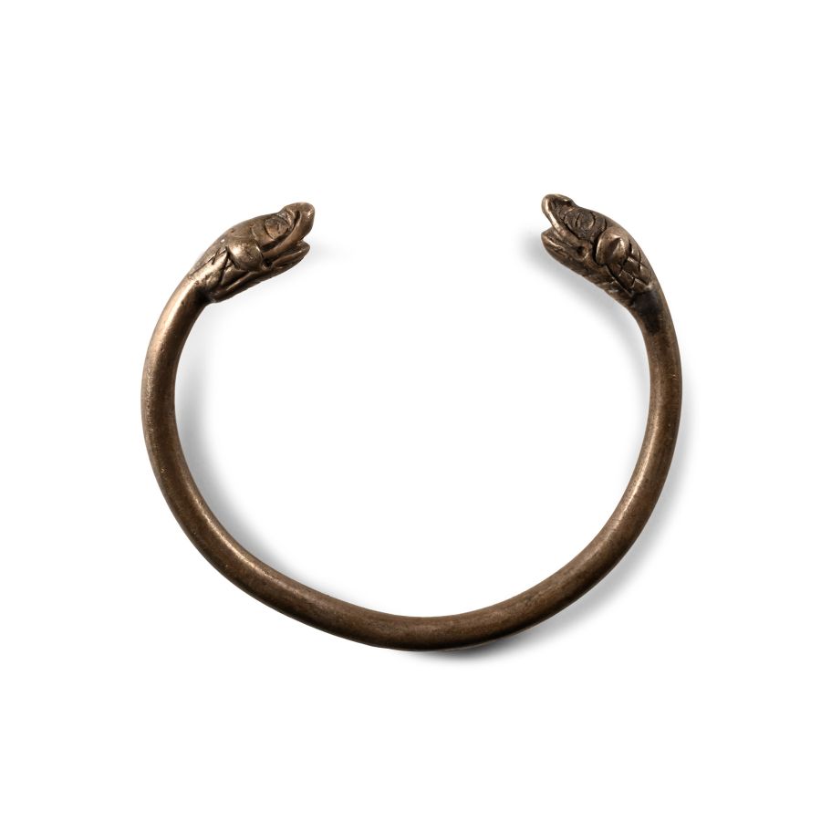 Achaemenid Silver Bracelet with Beast Heads
