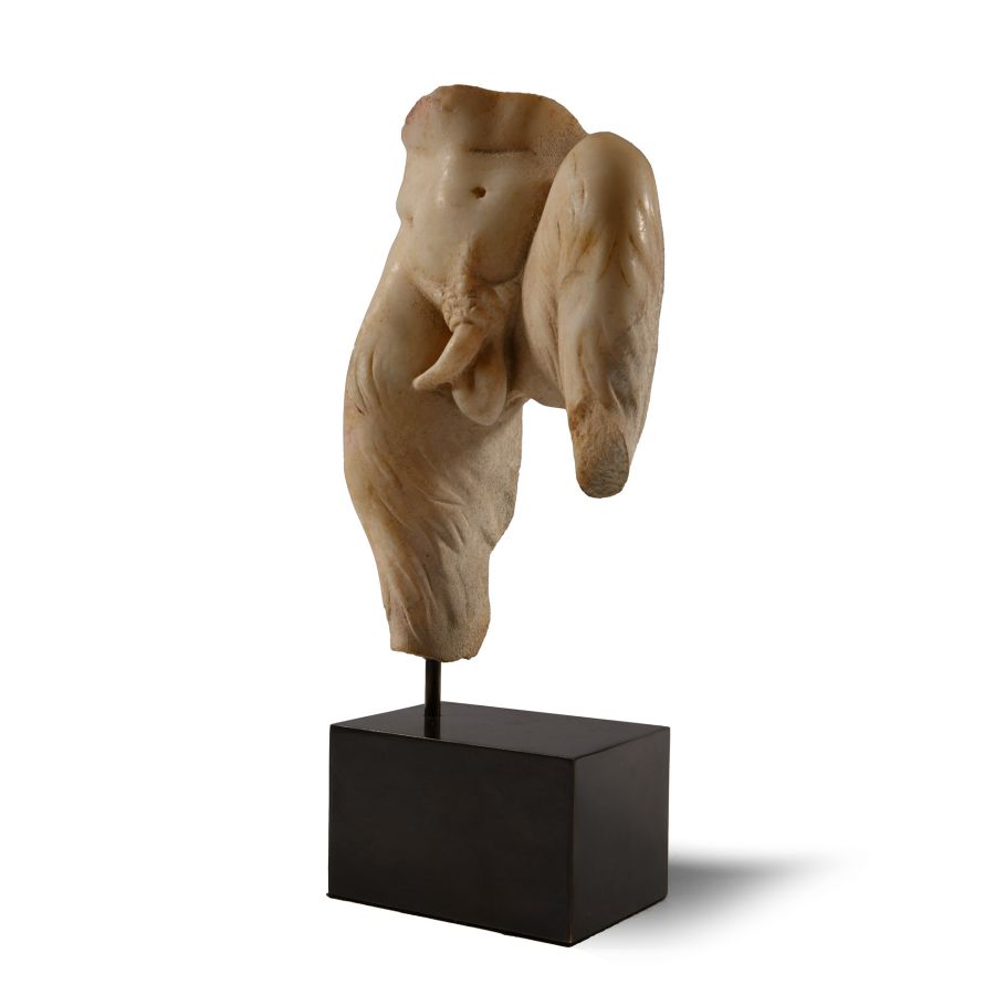 Roman Marble Figure of a Dancing Pan