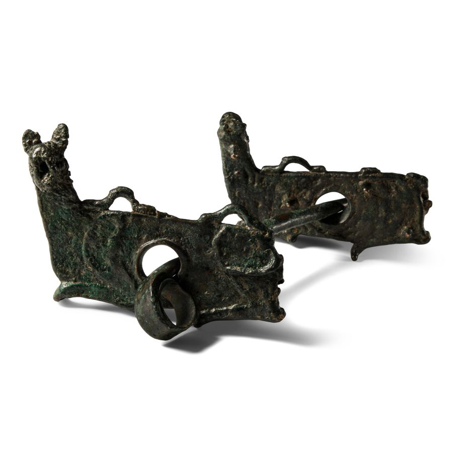 Luristan Horse Bit with Animals