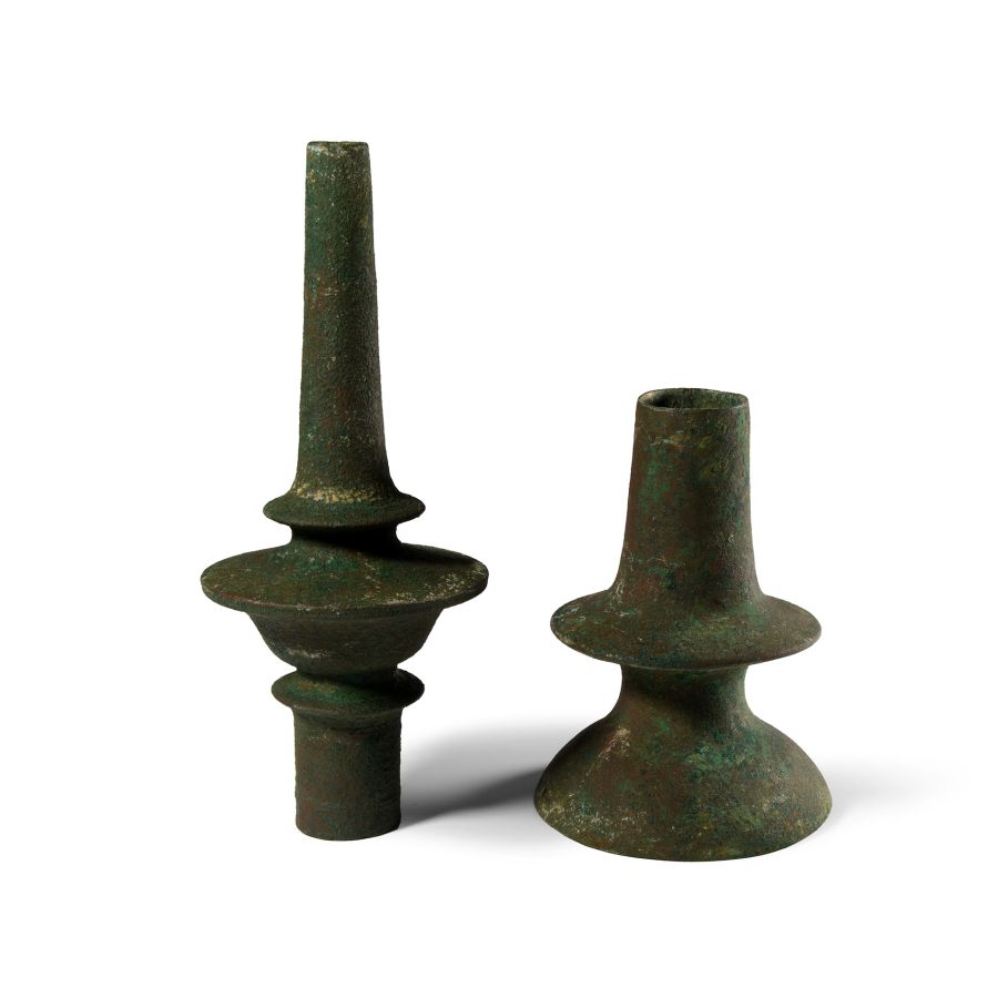 Byzantine Bronze Oil Lamp Stands