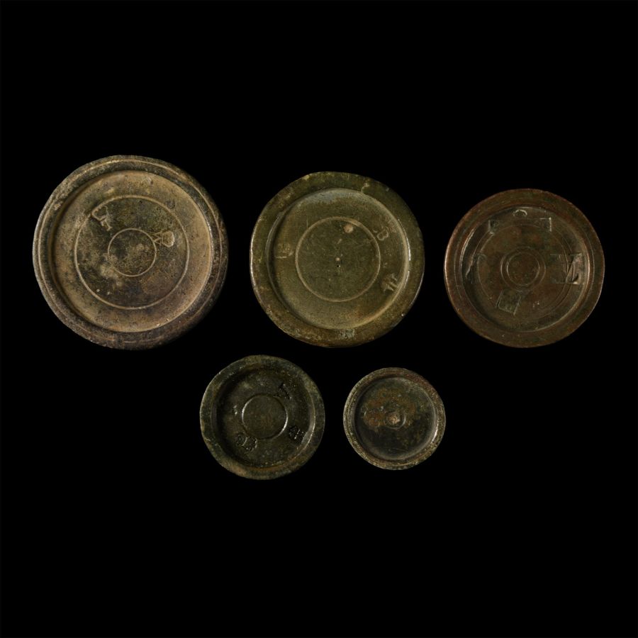 Post Medieval Bronze Trade Weight Collection