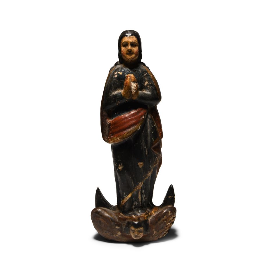 Jacobean Painted Wooden Figure