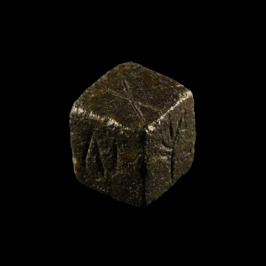 Romano-British Bronze Military 'Caister Fort' Gaming Dice with Mystical Symbols