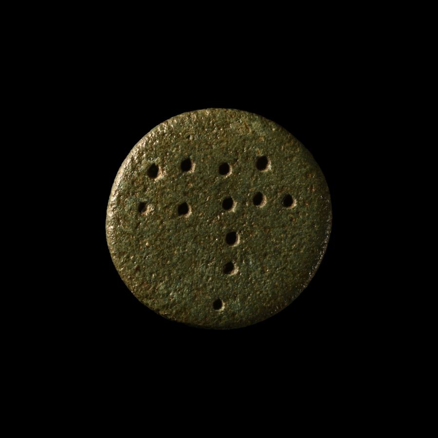 Romano-British 'Published' Bronze Gaming Counter