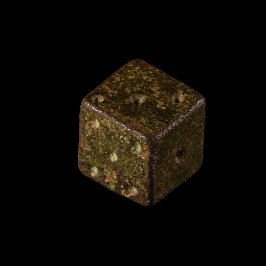 Roman Bronze Gaming Dice