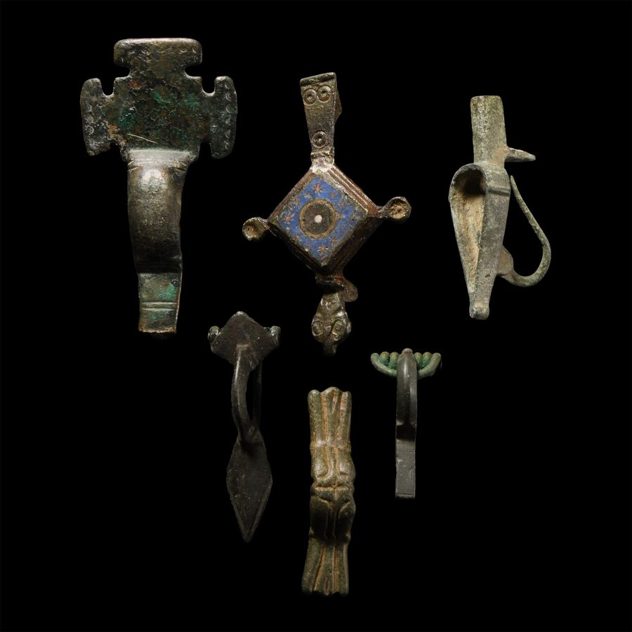 Roman and Anglo-Saxon Bronze Brooch Collection