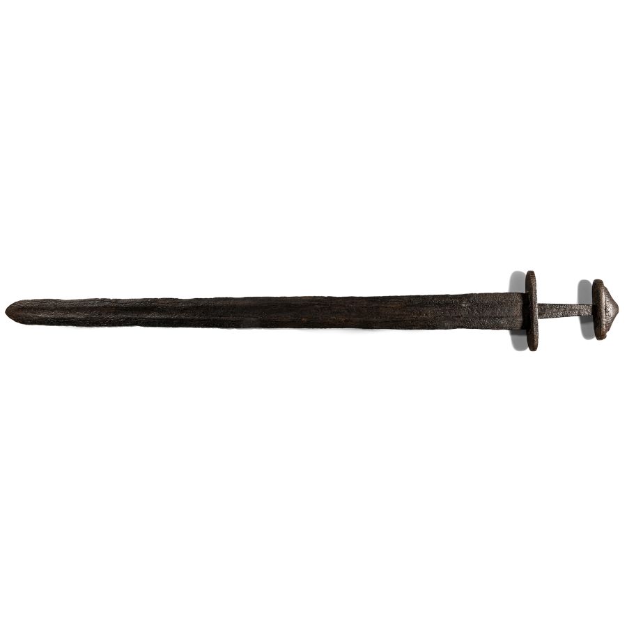 Viking Age Sword with Engraved Mammen Style Hilt