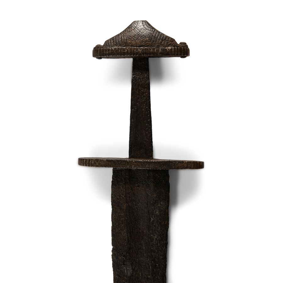 Viking Age Sword with Engraved Mammen Style Hilt