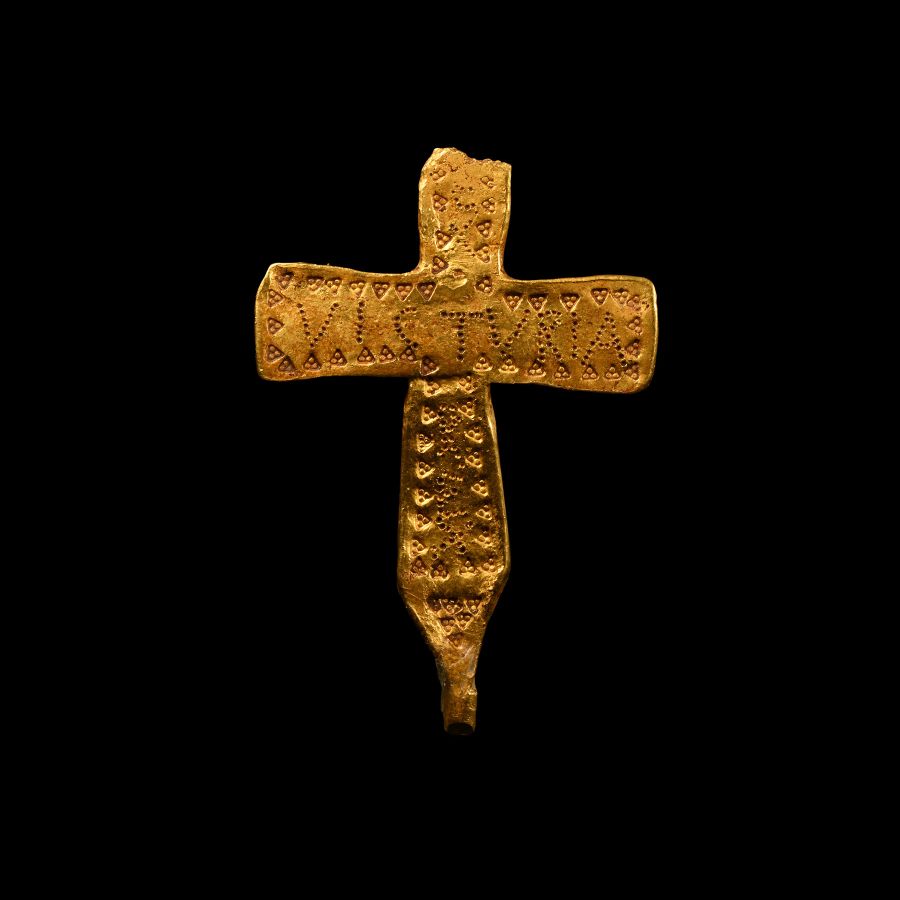 Lombardic Gold Cross for Agilulf