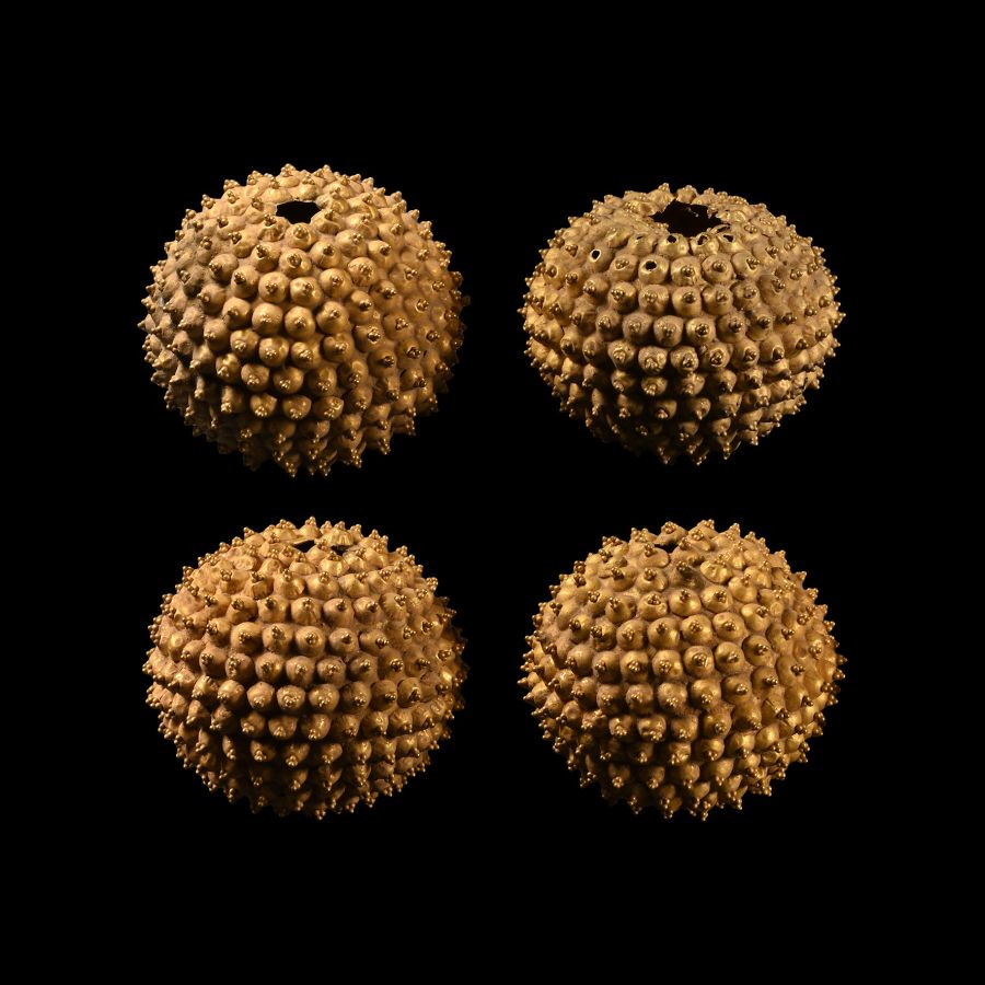 Archaic Greek Set of Four Gold Beads