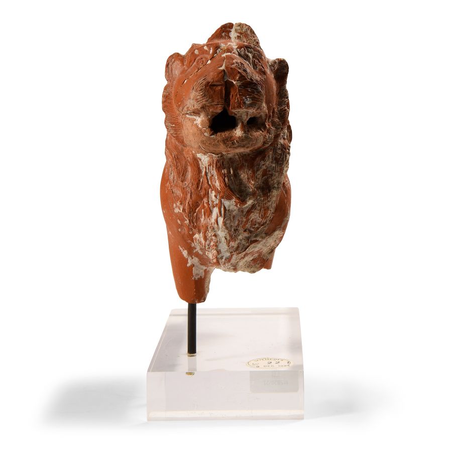 Roman Terracotta Lion Statuette