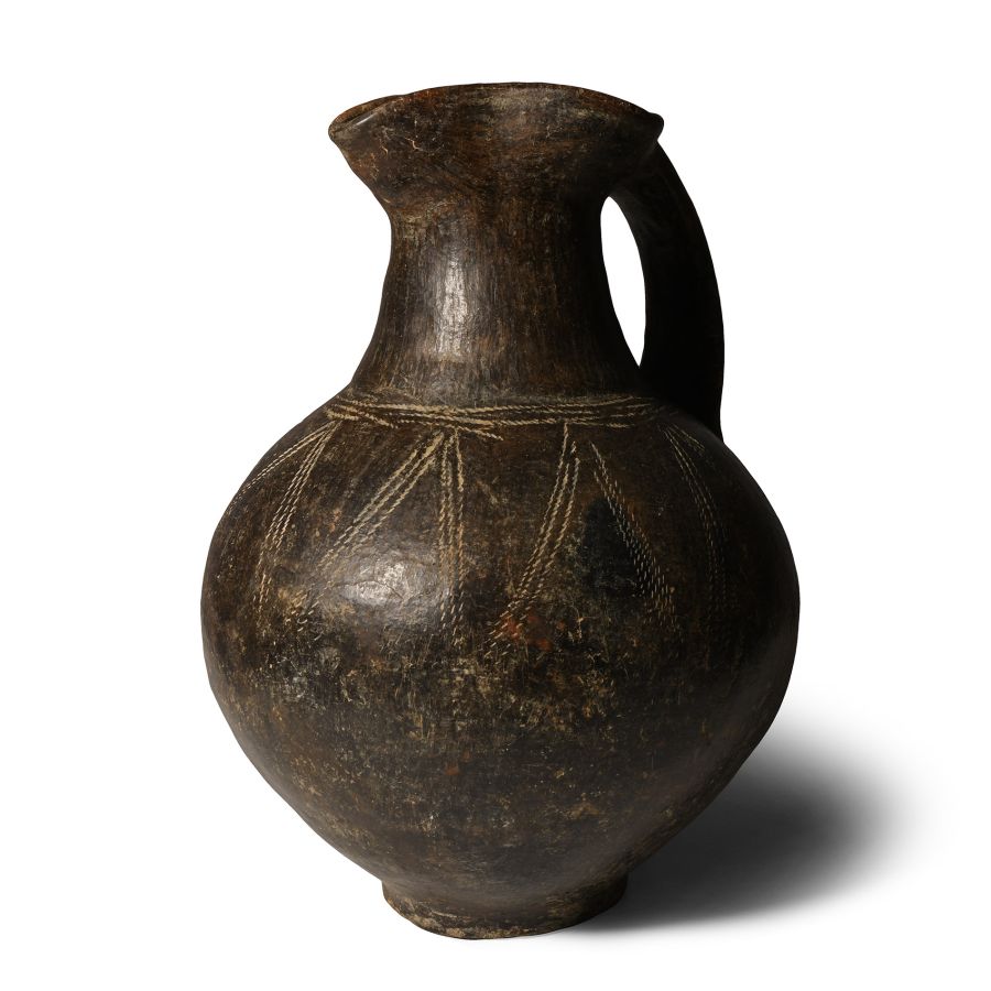 Villanovan Impasto Handled Oinochoe