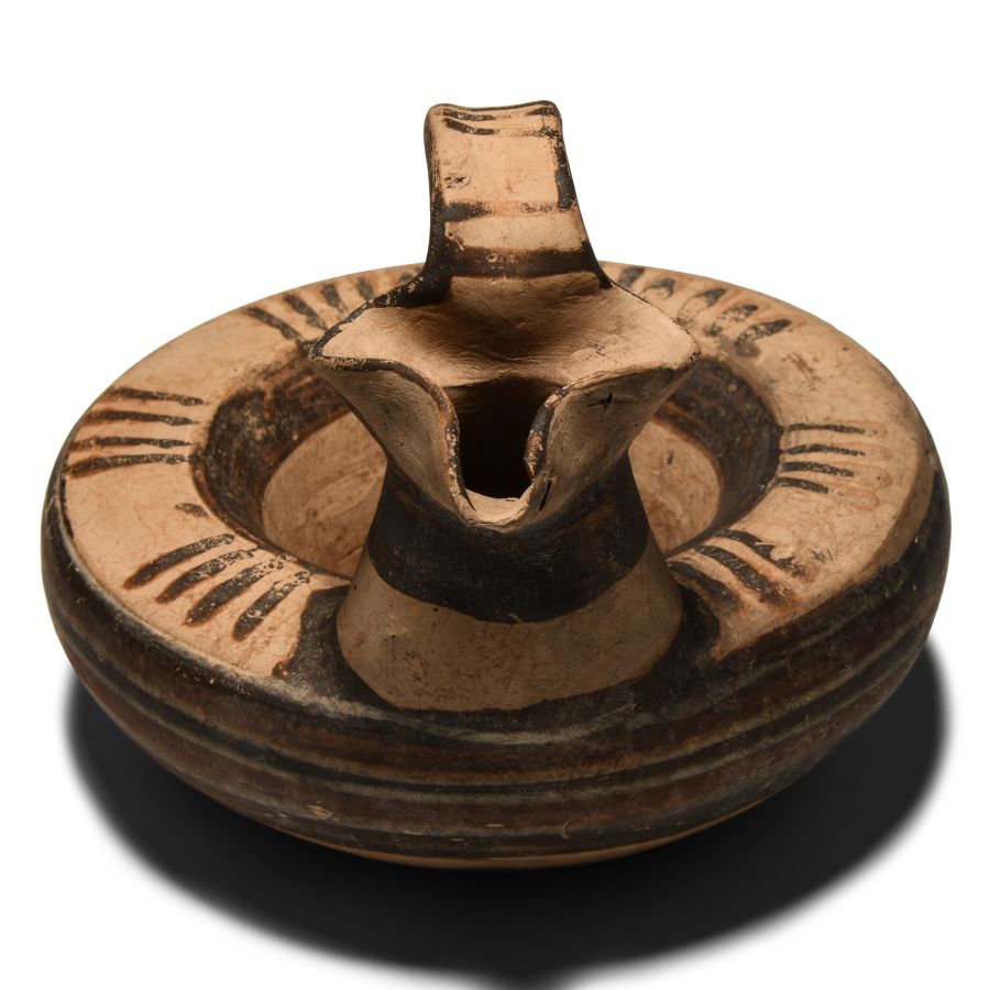 Etrusco-Corinthian Ring Askos