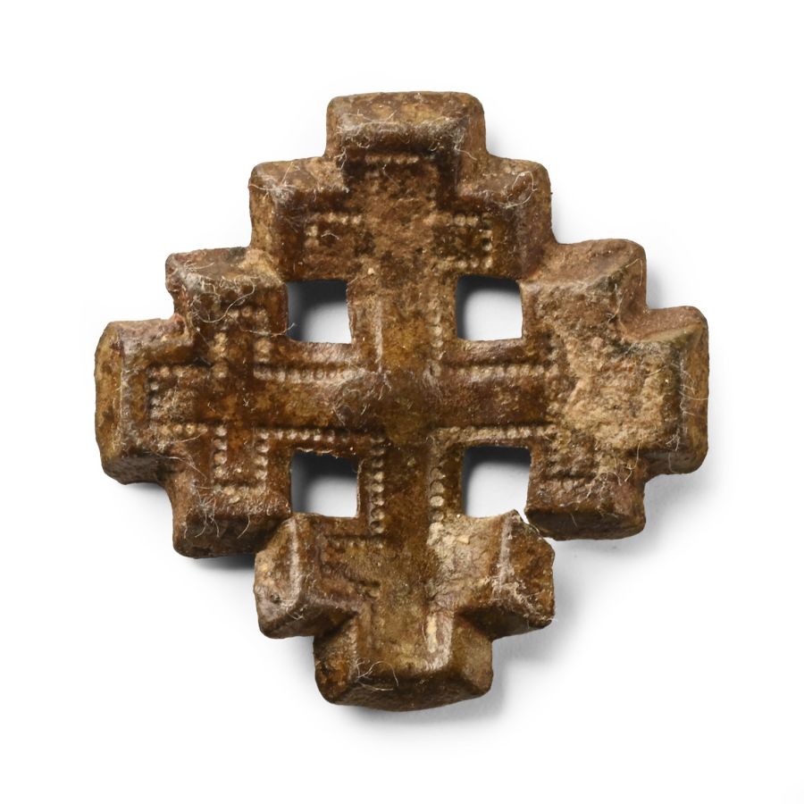 Medieval Bronze Knight's Holy Sepulchre Badge
