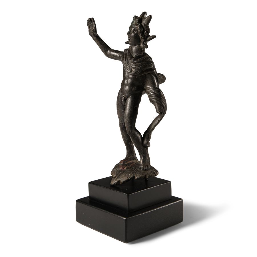 Roman Bronze Statuette of Helios-Alexander