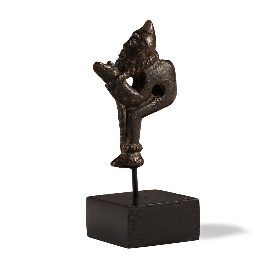 Roman Bronze Statuette of a Germanic Captive