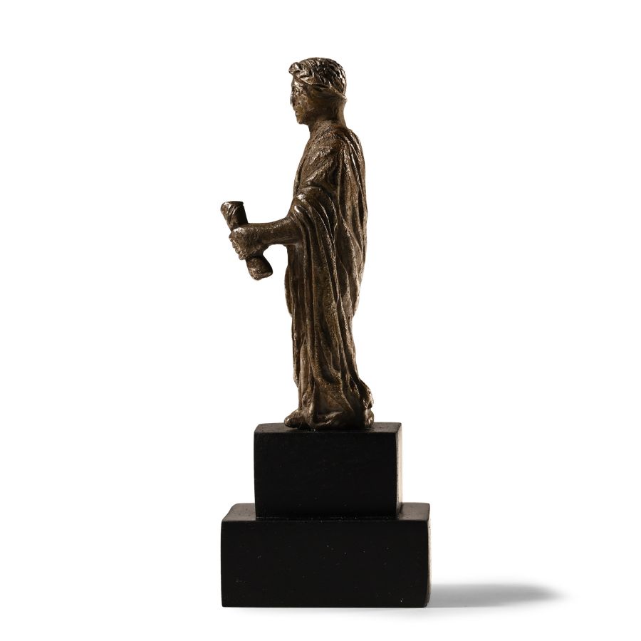 Roman Style Silver Statuette of a Magistrate