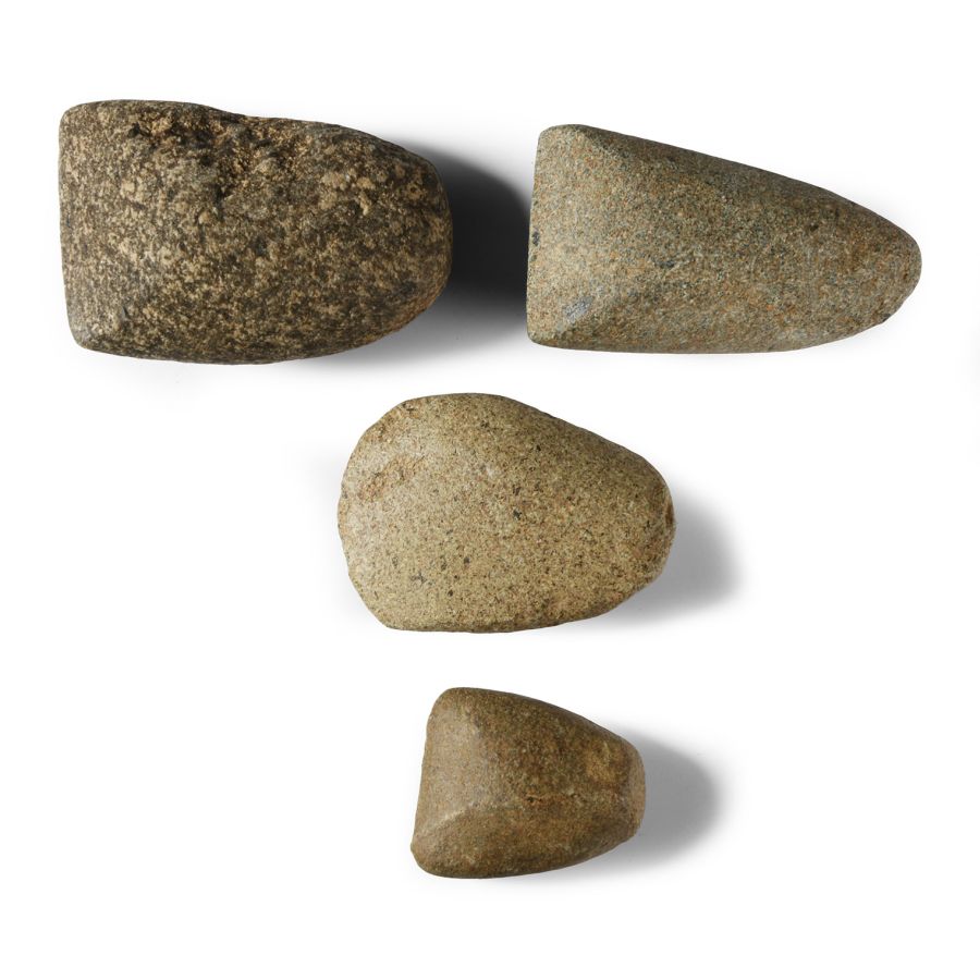 Stone Age Sahara Speckled Stone Axehead Group