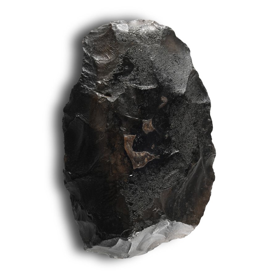 Stone Age Pointed Knapped Stone Handaxe