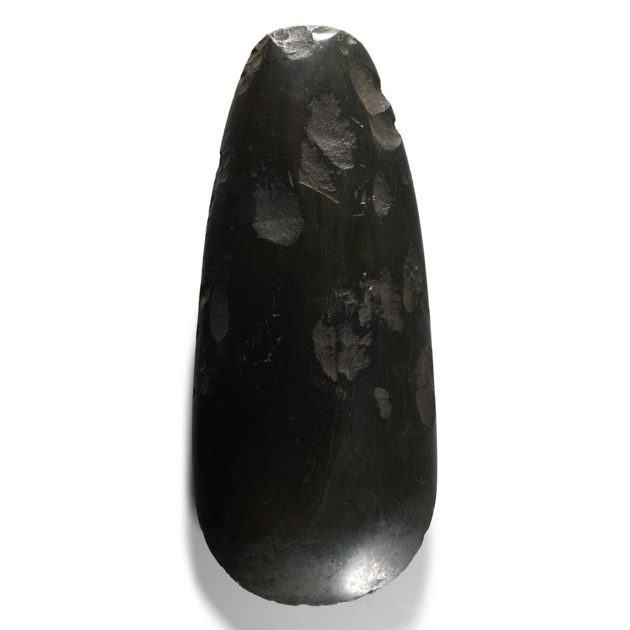 Stone Age Papuan Polished Black Stone Axehead