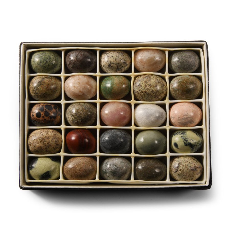 Natural History - Mixed Mineral Egg Collection