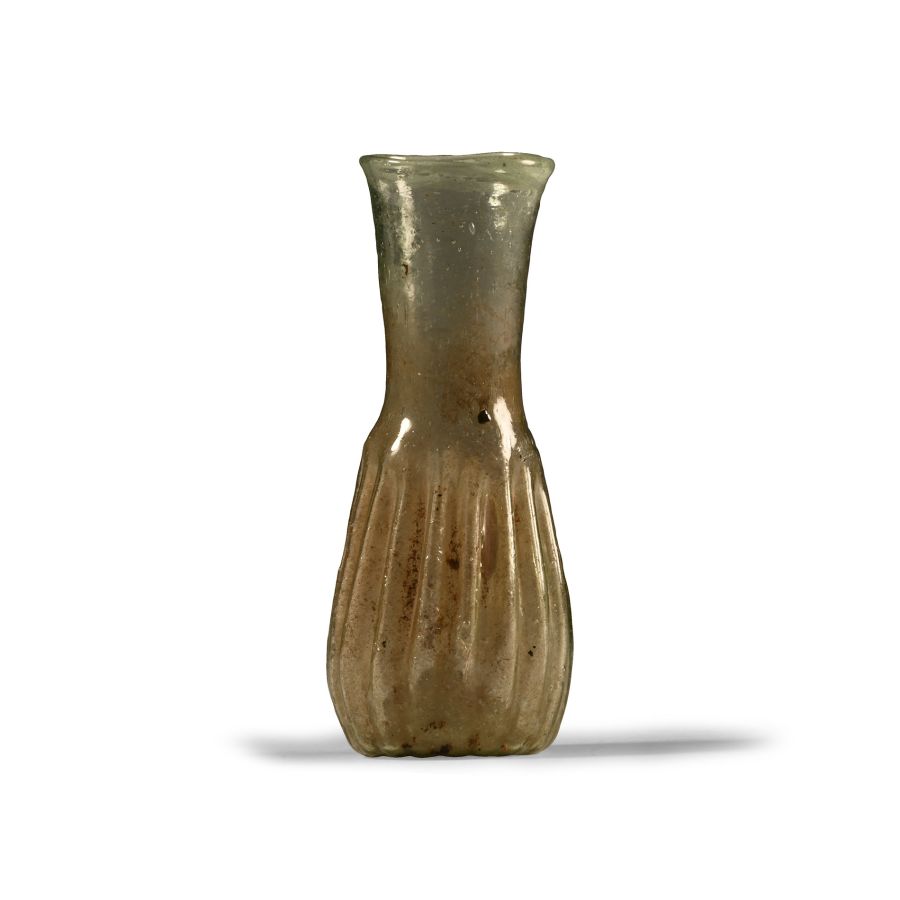 Roman Green Glass Vessel