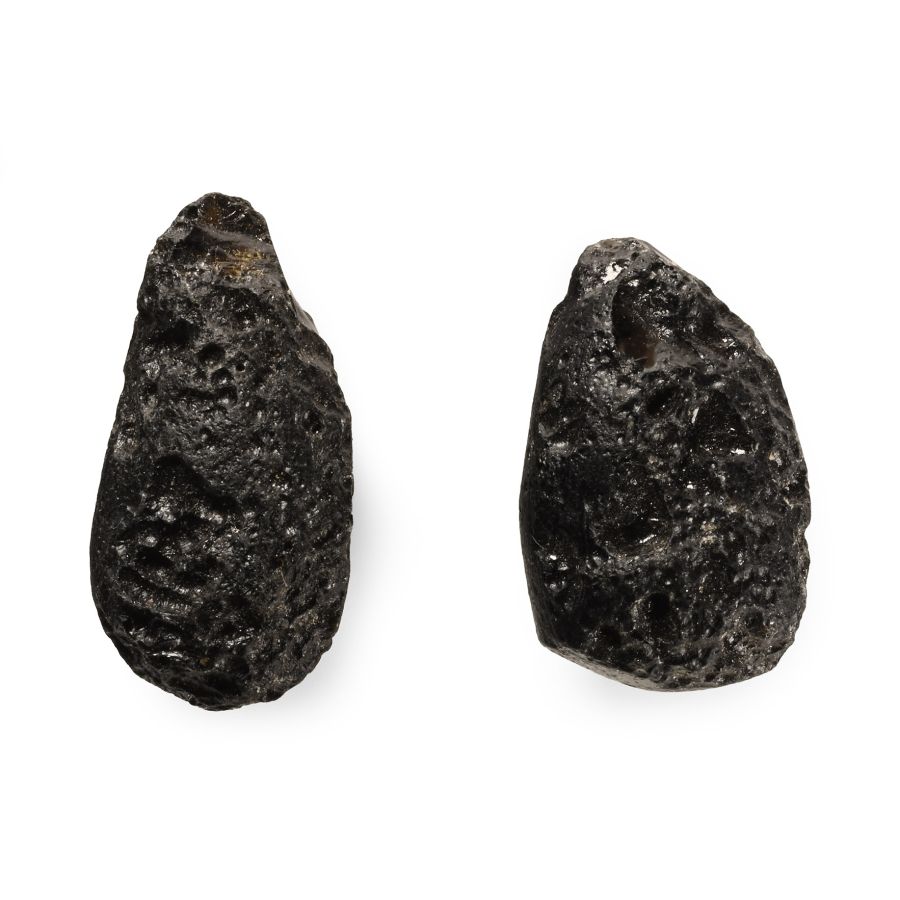 Natural History - Indo-Chinite Black Meteoritic Glass Tektite Group